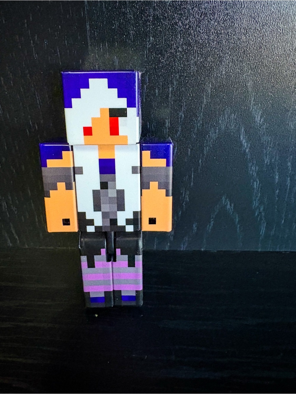 Pixel Witch Block Character Minecraft Style Figure